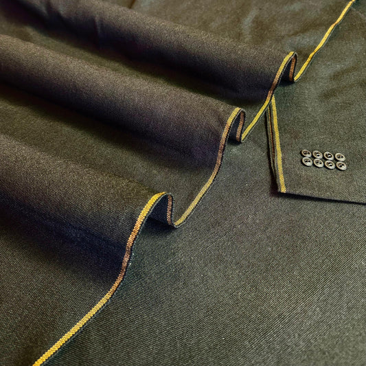 Jet Black 100% handmade Khadi | Winter Collection